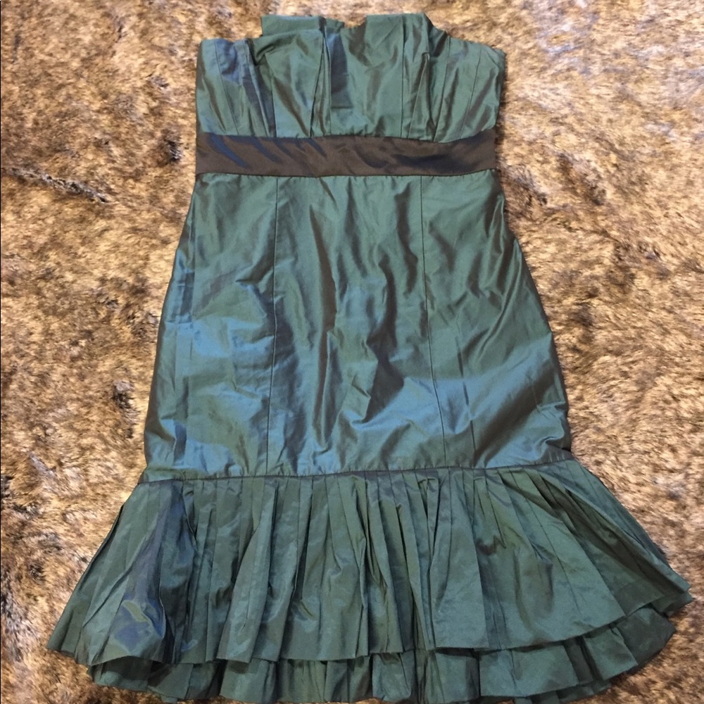 Teal cocktail dress